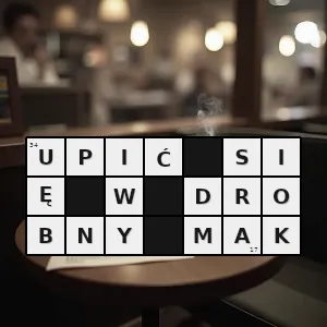 Rozwiązanie krzyżówki: spoić się - upić się w drobny mak | hasła, synonimy i podpowiedzi Hasło krzyżówkowe spoić się - upić się w drobny mak – rozwiązanie, synonimy, podpowiedzi i definicje krzyżówkowe